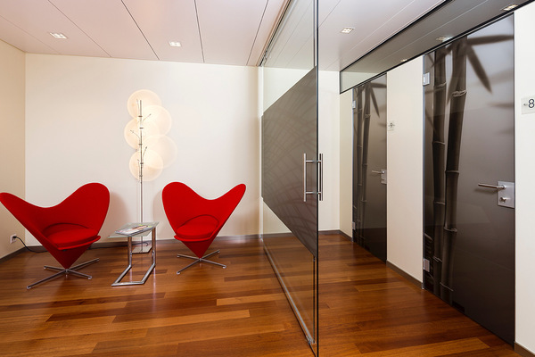 Radiologie Gersag, Emmenbrücke Digitalprints auf Sichtschutzfolien